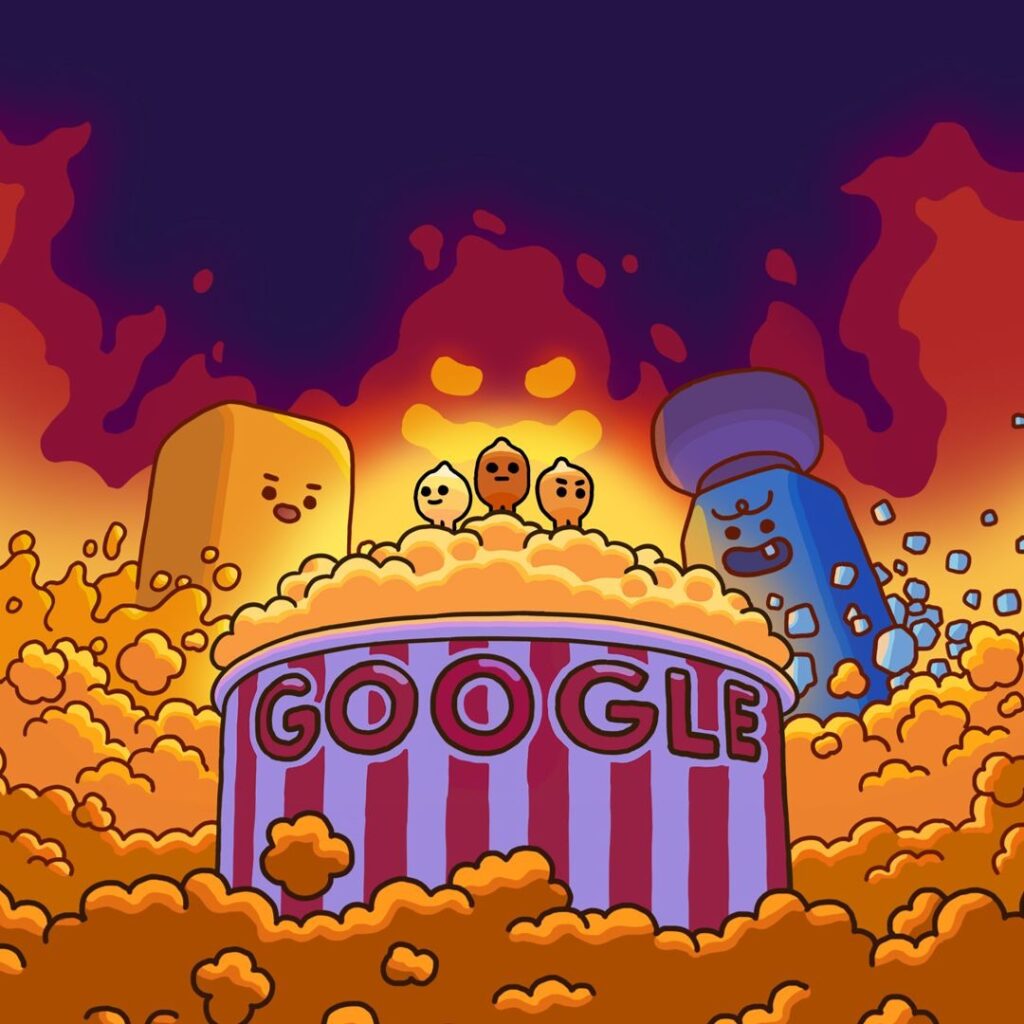 google popcorn game